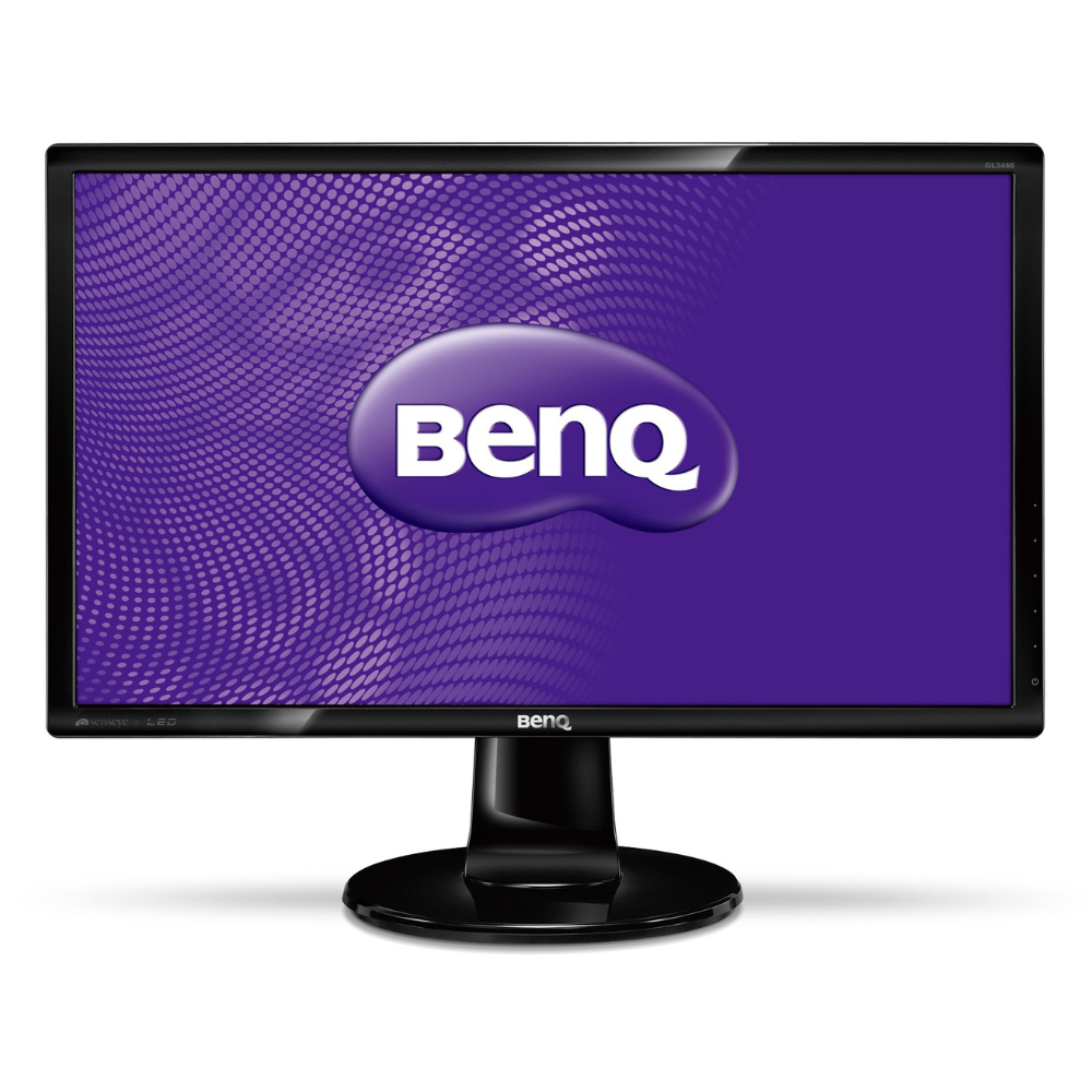 Monitor BenQ GL2460 Monitor 24 Pollici, FHD 1920 x 1080, Eye-Care, Low Blue Light, Flicker-Free, Nero| Ricondizionato Grado A