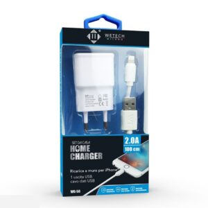 Caricatore Wetech compatibile WG-56 Iphone adattatore 2A + Cavo 100cm