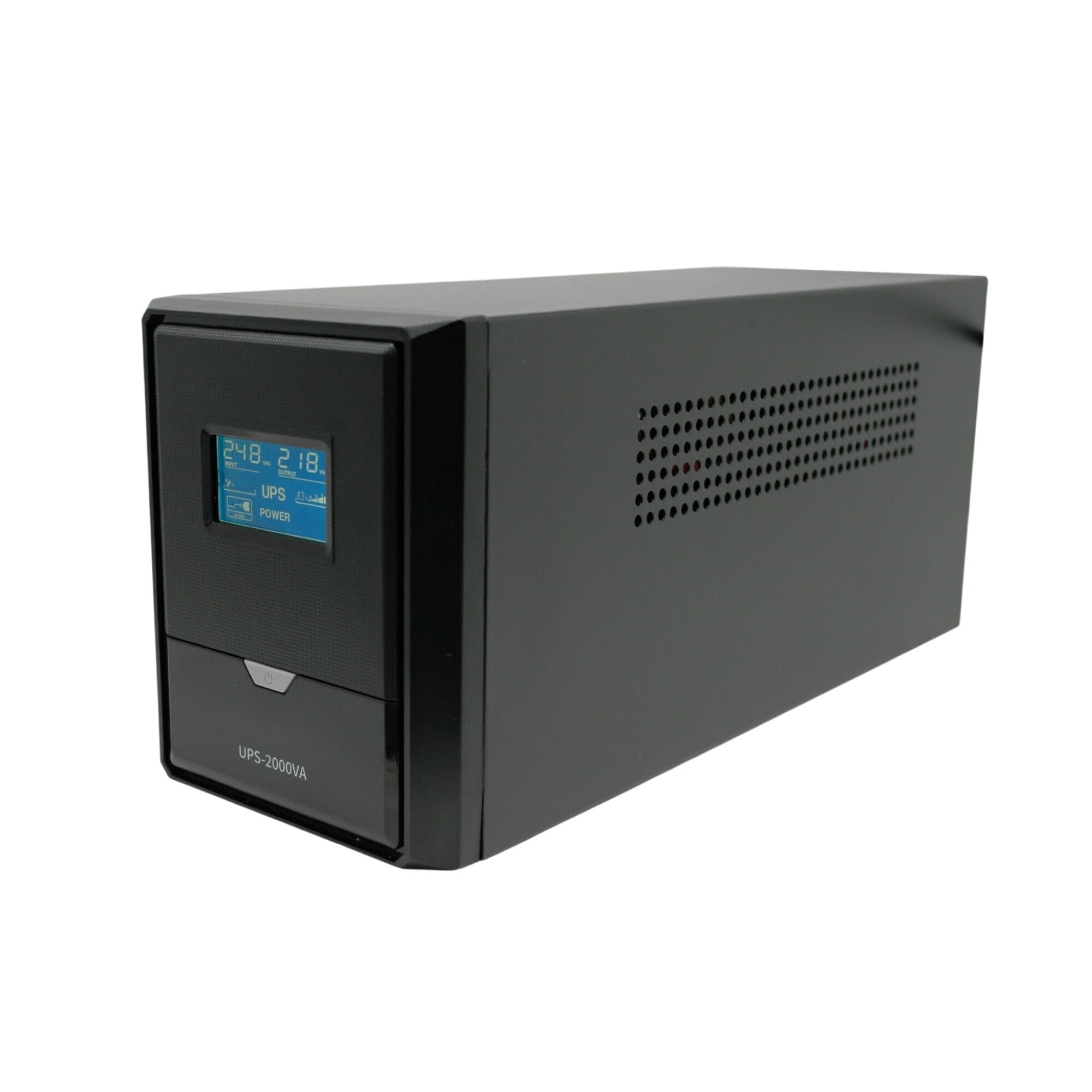 Gruppo di Continuità TC-2000VA-LCD UPS Tecnoaccessori® 2000VA 1200W 3 Uscite Bivalenti Display LCD - Funzione AC RESTART