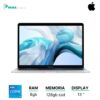 Apple, Macbook Air 13" (2019), core i5, 1,60gHz, 128gb ssd, 8gb ram, (Silver)Ricondizionato Grado A