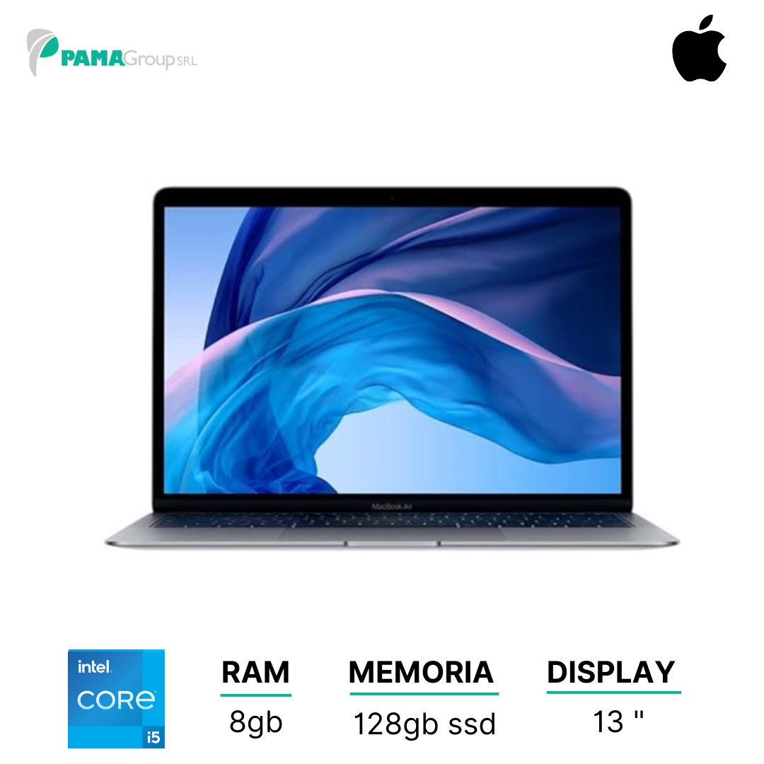 Apple, Macbook Air 13" (2019), core i5, 1,60gHz, 256gb ssd, 8gb ram, (Silver) Ricondizionato Grado A