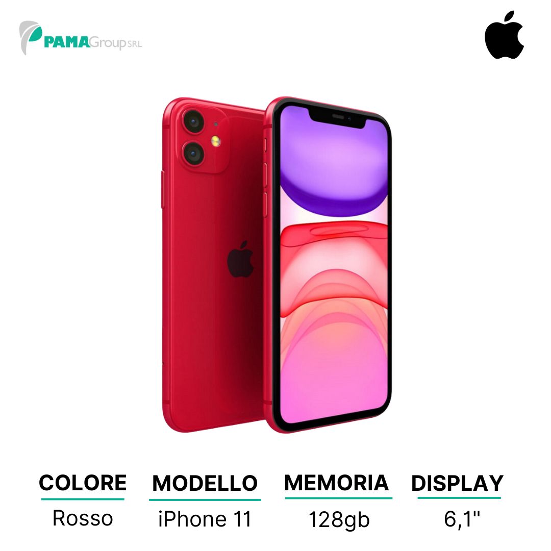 Apple iPhone 11 128gb Red Ricondizionato Grado A