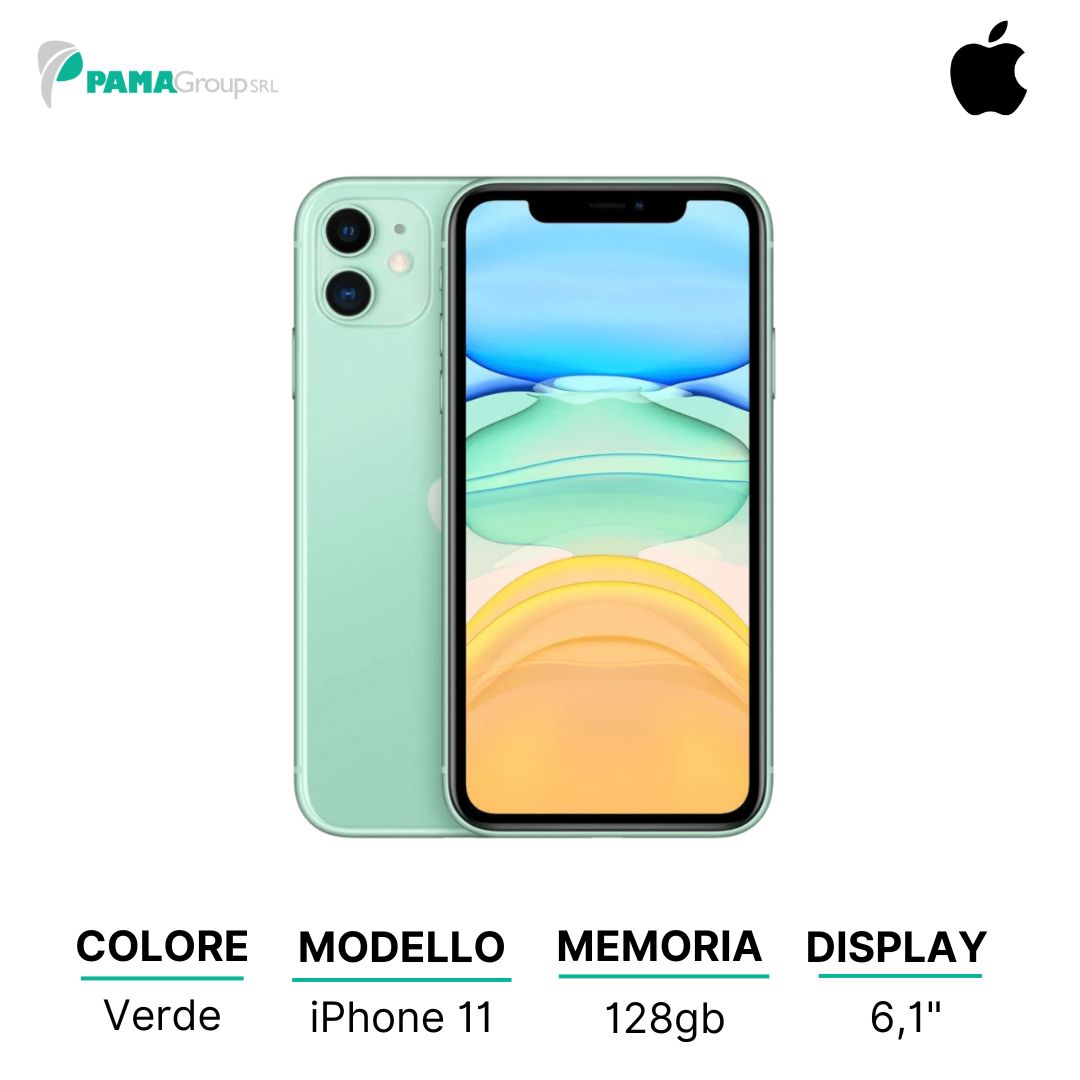 Apple iPhone 11 128gb Verde Ricondizionato Grado A