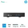 Pc HP 800 G1 Tiny, Core i5-4590T 2.00 ghz, ram 8gb, 240gb ssd, Win 10 pro, Ricondizionato Grado A