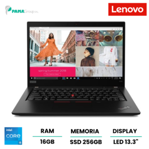 Lenovo thinkpad x390, Core i5 8265U 1.8 GHz, 16GB DDR4, 256GB SSD, 13.3" 1920 x 1080 pixel, Ricondizionato Grado A