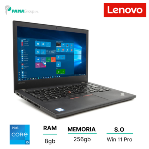 Lenovo T470 notebook, Core i5-6300U 2,40 Ghz, 8gb ram, Ssd 256gb, Web, Led 14", Windows 11 pro, Ricondizionato Grado A