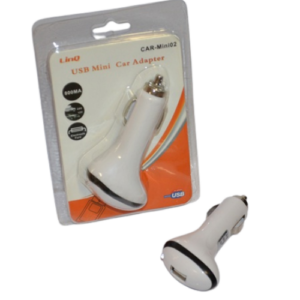 Adattatore Universale da auto USB per Cellulari Batterie Fotocamere MP3 Iphone Ipod LINQ CAR-MINI02