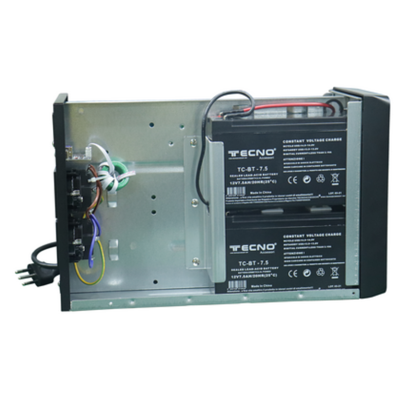 Gruppo di Continuità TC-C1KVA-ONLINE UPS TECNOACCESSORI® 1000VA 900W 2 Uscite Bivalenti - immagine 3
