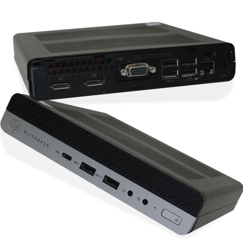 HP 800 G3, mini pc, Core i5 6500T 2.50 ghz, ram 8gb, 180gb ssd, Win 10 pro, Ricondizionato Grado B - immagine 2