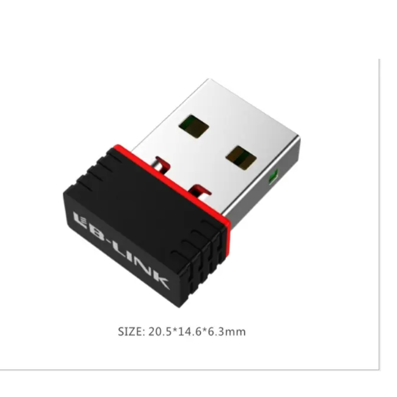 Adattatore usb wifi usb mini wireless 150 mbps LB LINK 150M - immagine 3