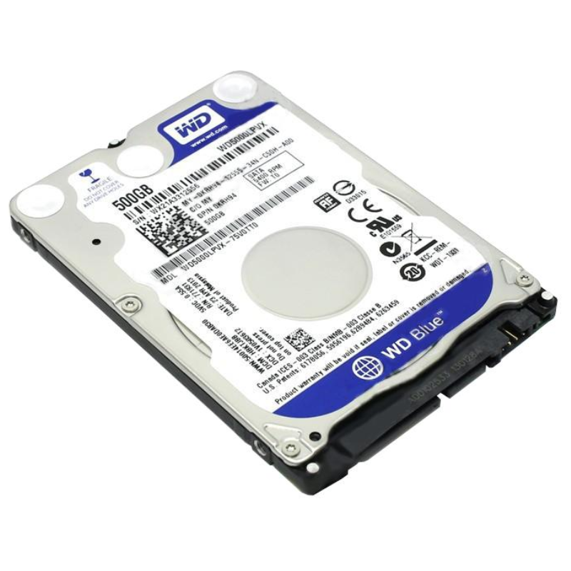 Hard disk Western digital, hard disk SATA, 500 GB 2,5'', sottile, con spessore da 7 mm, per laptop, PS, Mac. Ricondizionato - immagine 2