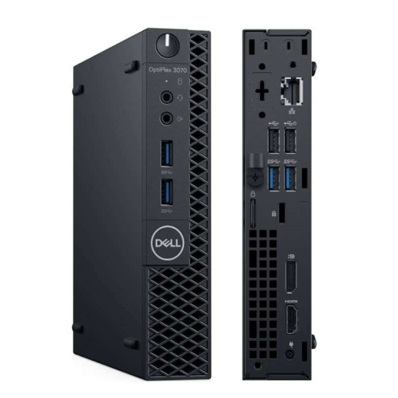 Pc Dell 3070 Micro, Core i5, 9th gen, ram 16gb, 512gb ssd, Win 10 pro, Ricondizionato Grado A - immagine 2