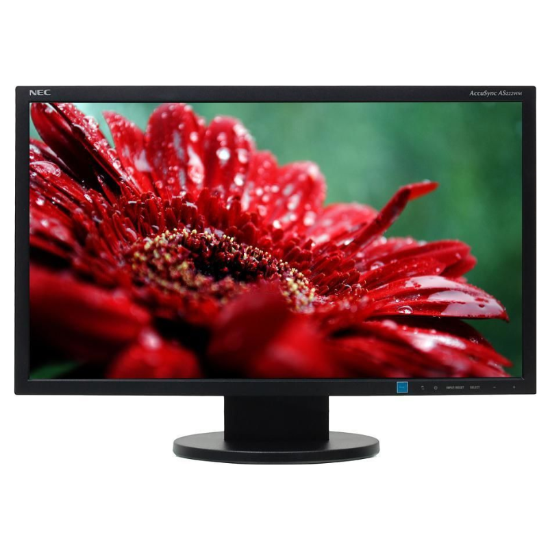 Monitor NEC AccuSync® AS222WM 21,5" 16:9 full HD - DVI-D , VGA, Ricondizionato Grado A