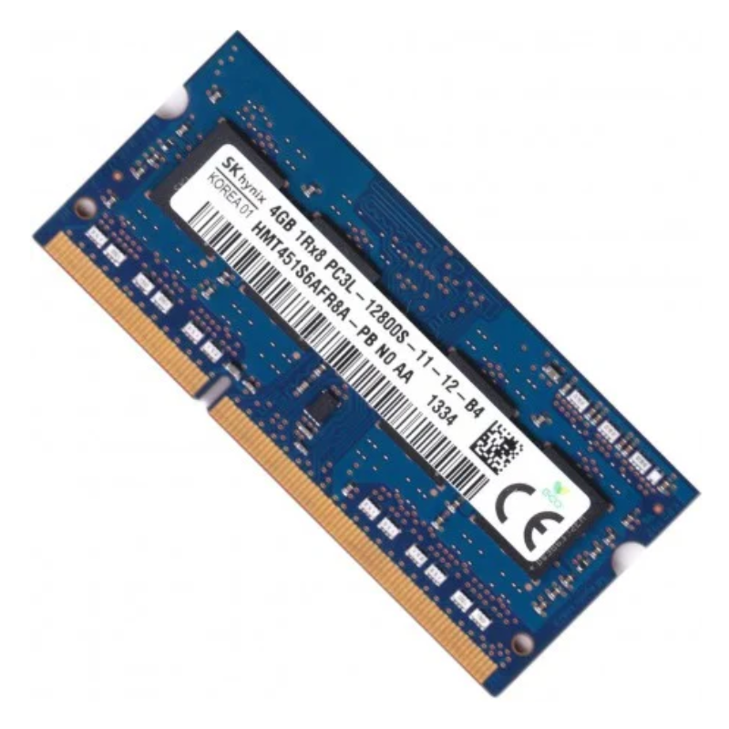 Memoria Ram so-ddr3, 4GB PC3L, HMT451S6AFR8A-PB, Hynix, 12800 DDR3-1600MHz,1.35V Low Voltage Single Rank Memory, Ricondizionato Grado A - immagine 2