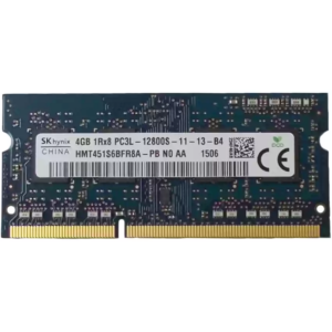 Memoria Ram so-ddr3, 4GB PC3L, HMT325S6EFR8A-PB, Hynix, 12800 DDR3-1600MHz,1.35V Low Voltage Single Rank Memory, Ricondizionato Grado A