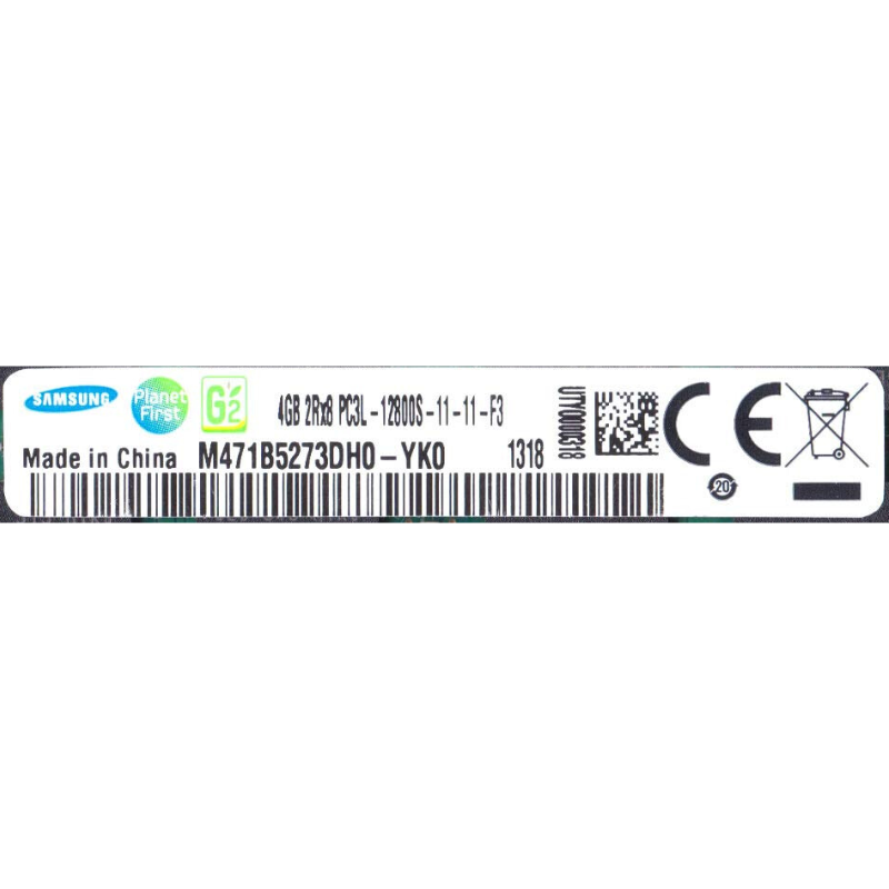 Memoria Ram so-ddr3 4GB DDR3 SAMSUNG, M471B5273DH0-YK0,1600MHz PC3L, 12800S, CL11 204-Pin PC Memory 1Rx8, Ricondizionata Grado A - immagine 4