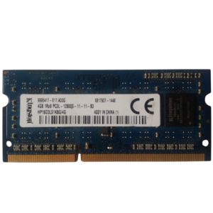 Memoria Ram so-ddr3 4GB DDR3 Kingstone, HP16D3LS1KBG/4GB,1600MHz PC3L, 12800S, CL11 204-Pin PC Memory 1Rx8, Ricondizionata Grado A