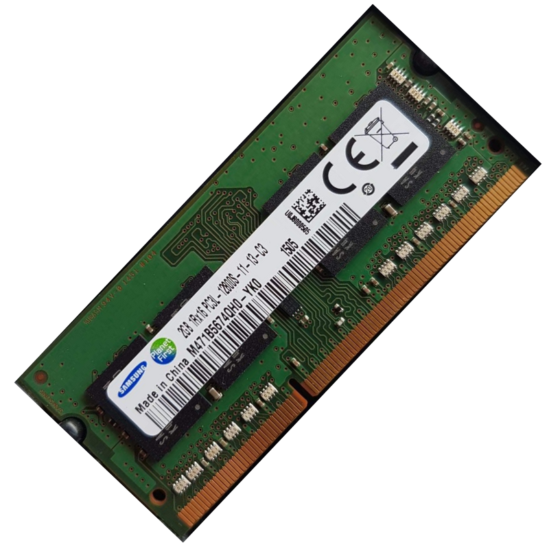 Memoria Ram so-ddr3 2GB DDR3, SAMSUNG, M471B5173QH0-YK0,1600MHz PC3L, 12800S, CL11 204-Pin PC Memory 1Rx8, Ricondizionata Grado A - immagine 2