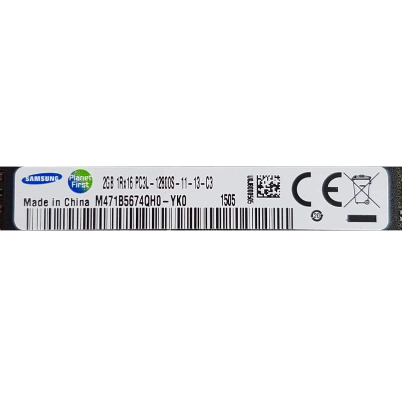 Memoria Ram so-ddr3 2GB DDR3, SAMSUNG, M471B5173QH0-YK0,1600MHz PC3L, 12800S, CL11 204-Pin PC Memory 1Rx8, Ricondizionata Grado A - immagine 4