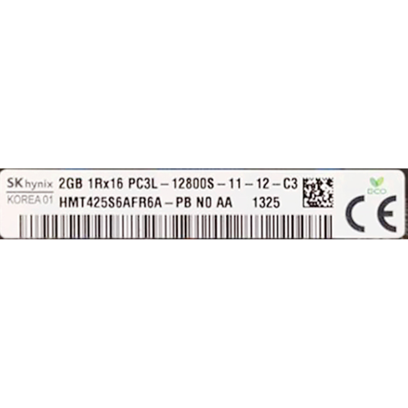 Memoria Ram so-ddr3 2GB, Hynix, HMT425S6AFR6A-PB 204 Pin SO-DIMM, PC3L,12800S, Ricondizionato Grado A - immagine 2
