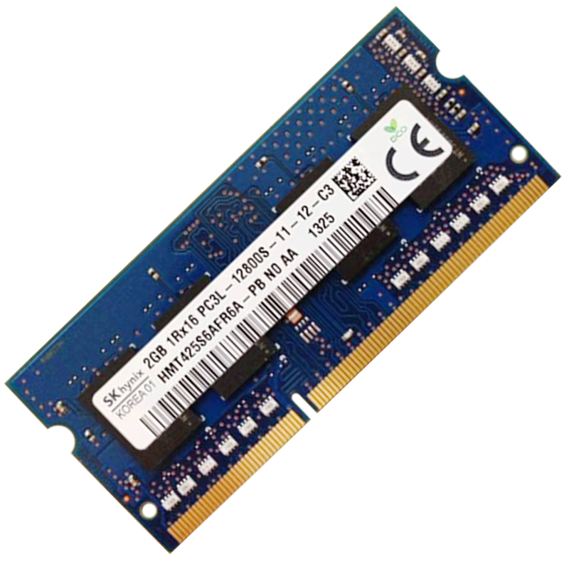 Memoria Ram so-ddr3 2GB, Hynix, HMT425S6AFR6A-PB 204 Pin SO-DIMM, PC3L,12800S, Ricondizionato Grado A - immagine 3