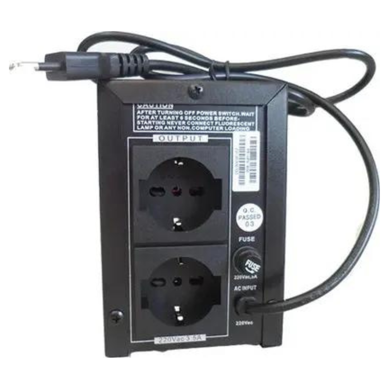 TC-800VA-LCD UPS TECNOACCESSORI® 800VA 320W Gruppo di Continuità 2 Uscite Bivalenti
Display LCD - Funzione AC RESTART - immagine 2