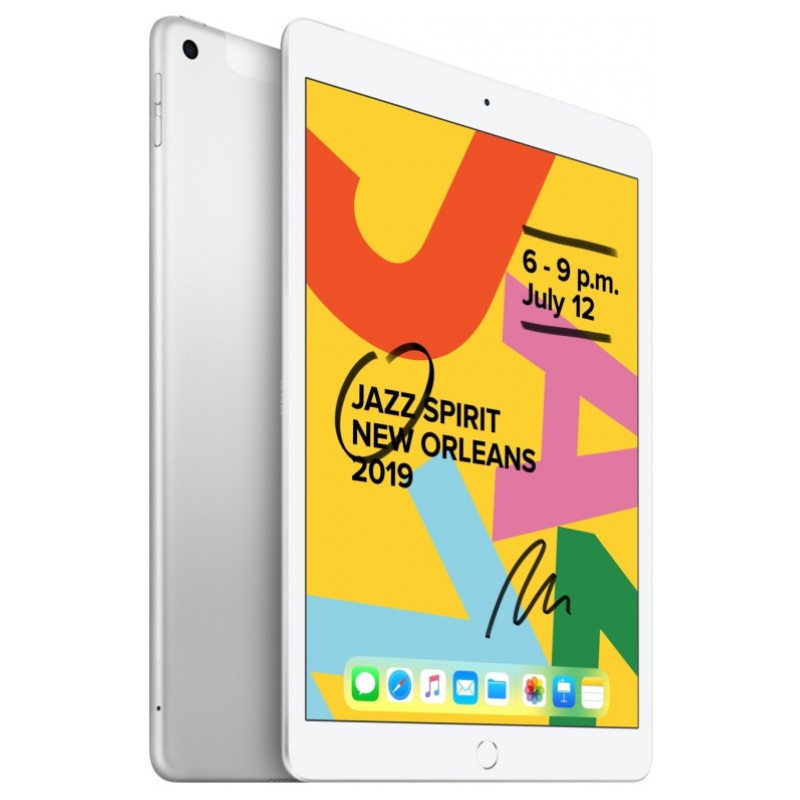 Apple 2020 iPad 10,2-Inch, Wi-Fi + Cellular, 128GB, Silver, Ricondizionato Grado A - immagine 2