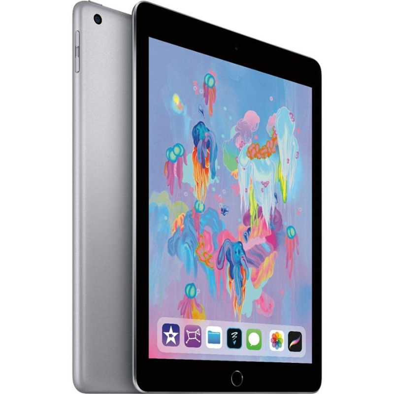 Apple iPad 9.7 (6th Gen) 32GB Wi-Fi, Grigio Siderale, Ricondizionato Grado A - immagine 2