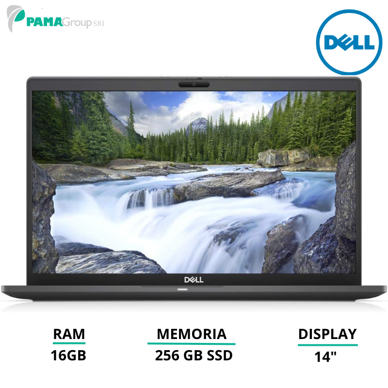 Notebook Dell 7410,Core i5-10310U 1.70 ghz, ram 16GB, 256GB ssd, webcam, display LED 14", win 11 pro, Ricondizionato Grado A