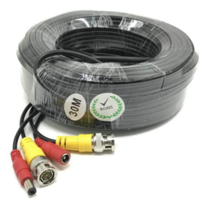 Cavo prolunga telecamera video e alimentazione BNC CCTV DVR sistema di sicurezza 30 metri HSB-30M