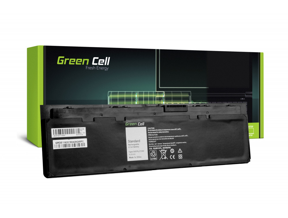 Batteria Compatibile Green Cell WD52H GVD76 for Dell Latitude E7240 E7250