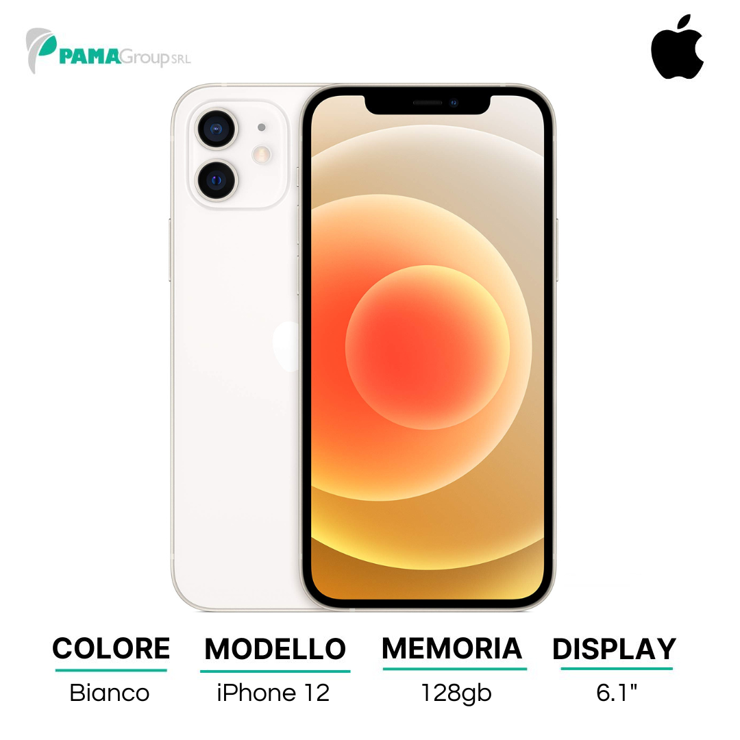 Apple iPhone 12 128gb Bianco Ricondizionato Grado A