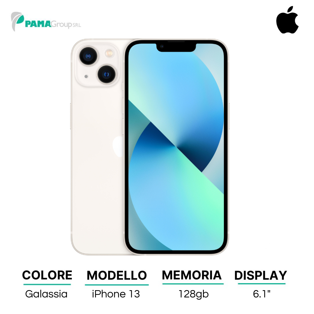 Apple iPhone 13 128GB - Galassia (Ricondizionato) .