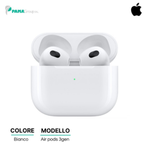 Apple 2021 AirPods (terza generazione) con custodia di ricarica Lightning, Ricondizionato Grado A