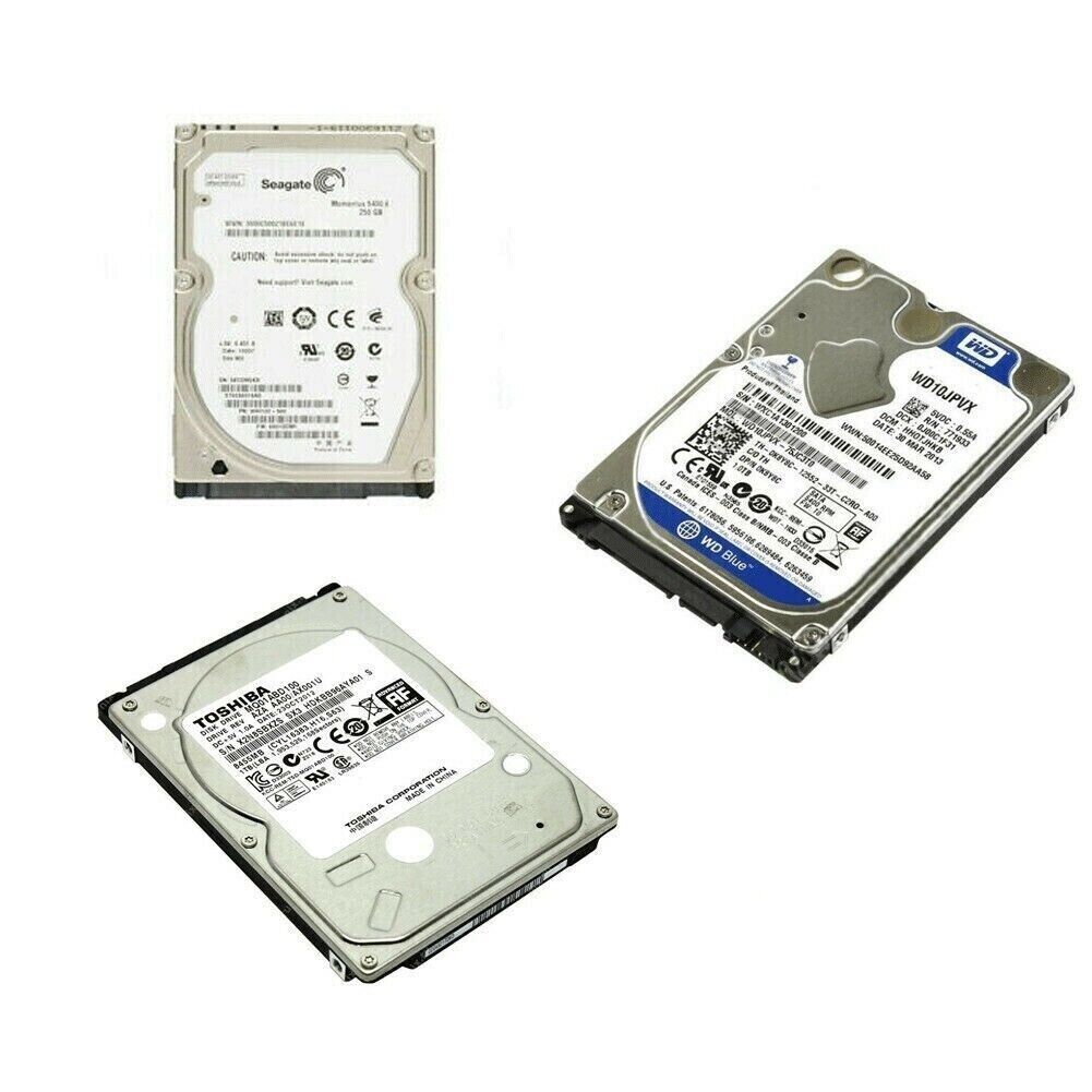 Hard disk SATA, 320 GB 2,5'', sottile, con spessore da 7 mm, per laptop, PS, Mac. Ricondizionato (Varie marche)