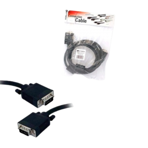Cavo Vga Keyteck HD15M/HD15M doppia schermatura con condensatore 10mt